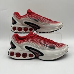 Mens Size 11 Nike Air Max DN SE Red White Black Sneakers HQ4565 600 NEW